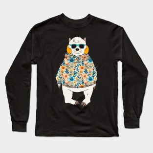 Best Mom Bear Funny Polar Bear Lover Mother's Day Long Sleeve T-Shirt